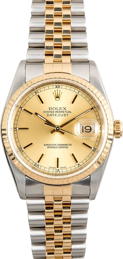 36 mm women's wrist rolex|Rolex 36mm Datejust two tone.